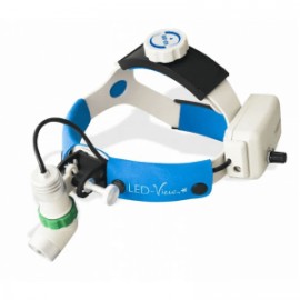LAMPARA FRONTAL MEDICA DE 3W CON ESTRUCTURA AJUSTABLE, 6 HORAS DE USO INCLUYE ESTUCHE METALICO – L202A-7