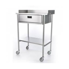 MESA PASTEUR CLASE C CON CAJON ACERO INOXIDABLE
