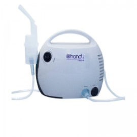 NEBULIZADOR DE PISTON VERTICAL CON MASCARILLAS HANDY