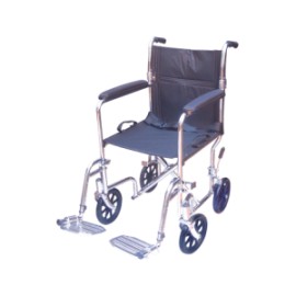 SILLA DE TRASLADO 17 ACERO CROMADA