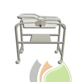 CARRO CUNA CON BASINETE DE ACERO INOXIDABLE 304 – CRCBSINX