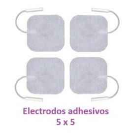 ELECTRODO CUADRADO DE 5 CM BOLSA CON 4 PZ